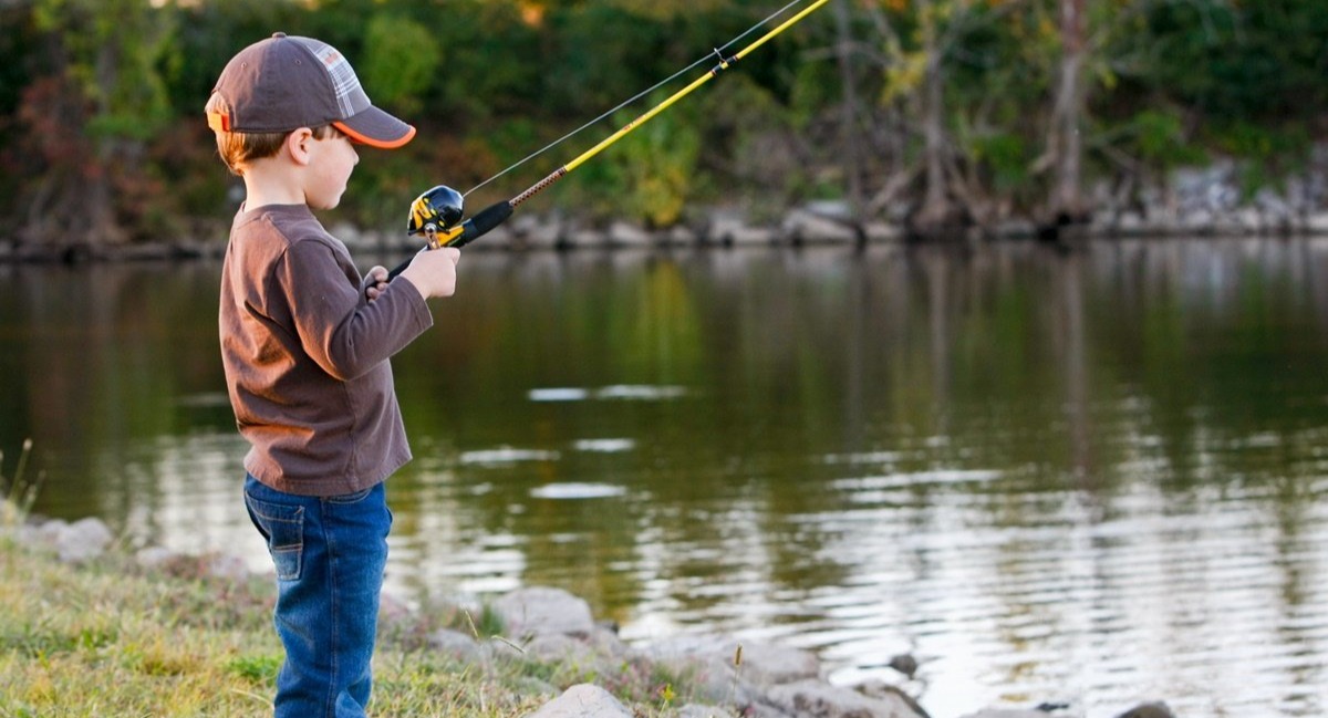 Child fishing